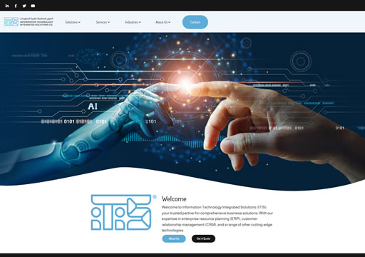 a photo of ITIS Co website thumbnail