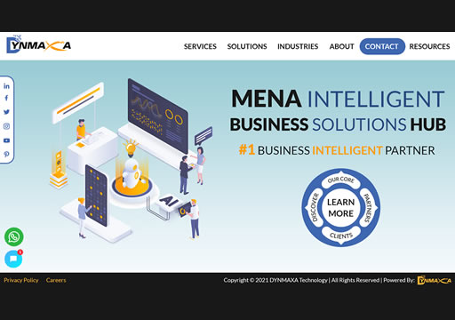 a photo of Dynmaxa Technology website thumbnail