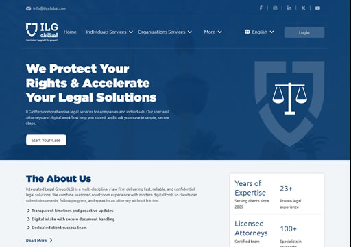 a photo of ILG Gobal website thumbnail