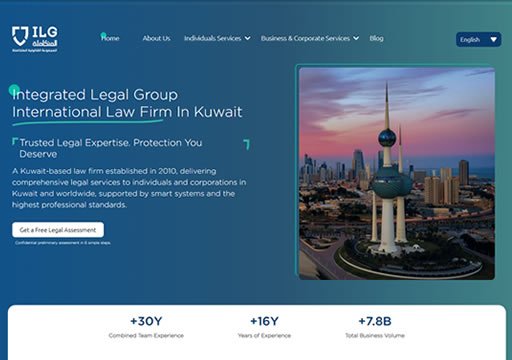 a photo of ILG Gobal website thumbnail