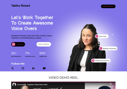 a photo of Tabitha Rickard website thumbnail