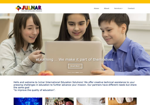 a photo of Julnar Education website thumbnail